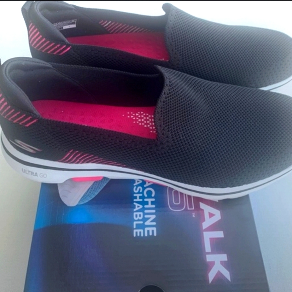 Skechers performance shoes.